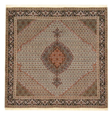 Perser Rug - Tabriz - Royal square  - 203 x 198 cm - light brown