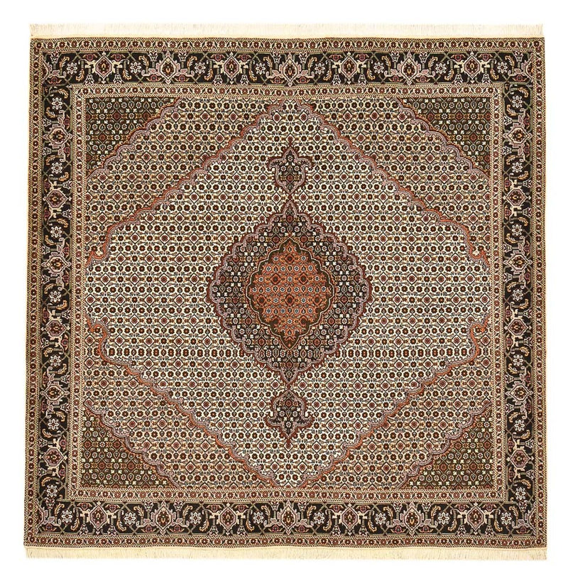 Perser Rug - Tabriz - Royal square  - 203 x 198 cm - light brown