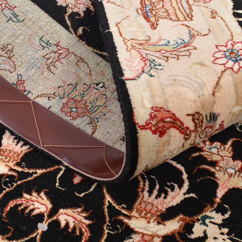 Runner Perser Rug - Tabriz - Royal - 204 x 100 cm - dark blue