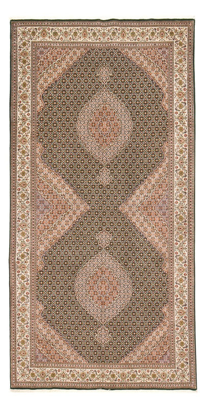 Tabriz - 60 Raj Rug 203x404cm - Persian Rugs