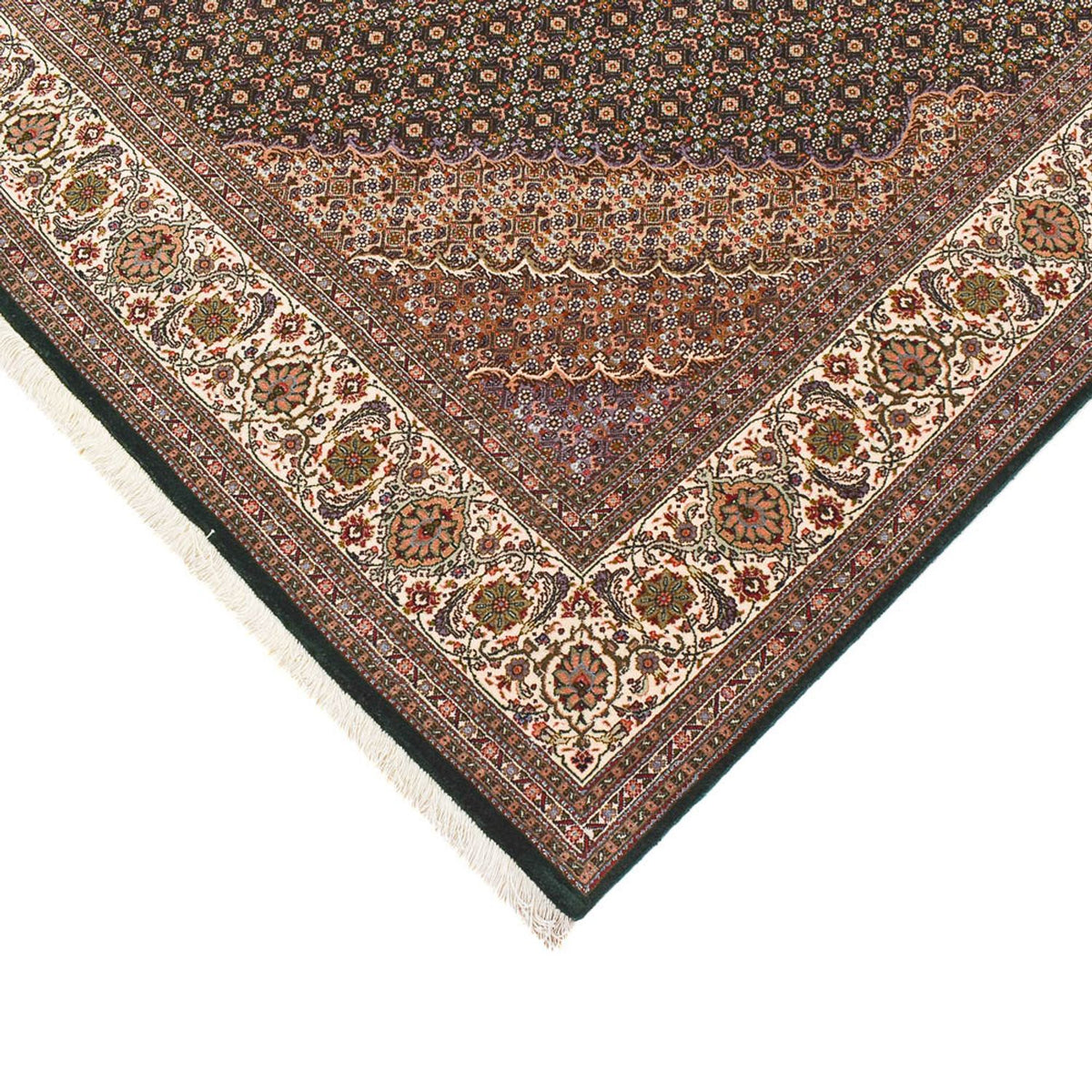Runner Perser Rug - Tabriz - Premium - 404 x 203 cm - sand