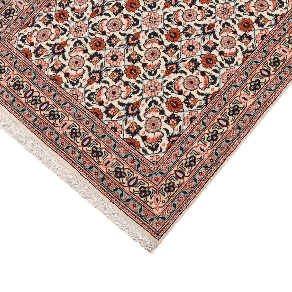 Runner Perser Rug - Tabriz - Royal - 304 x 74 cm - light brown