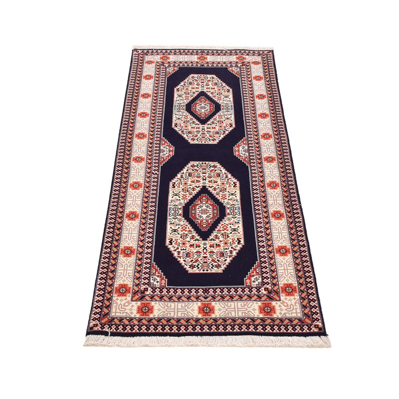 Runner Perser Rug - Tabriz - Premium - 186 x 72 cm - dark blue