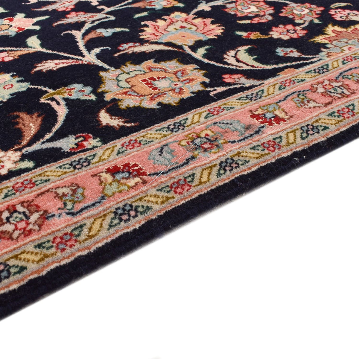 Runner Perser Rug - Tabriz - Premium - 300 x 66 cm - dark blue