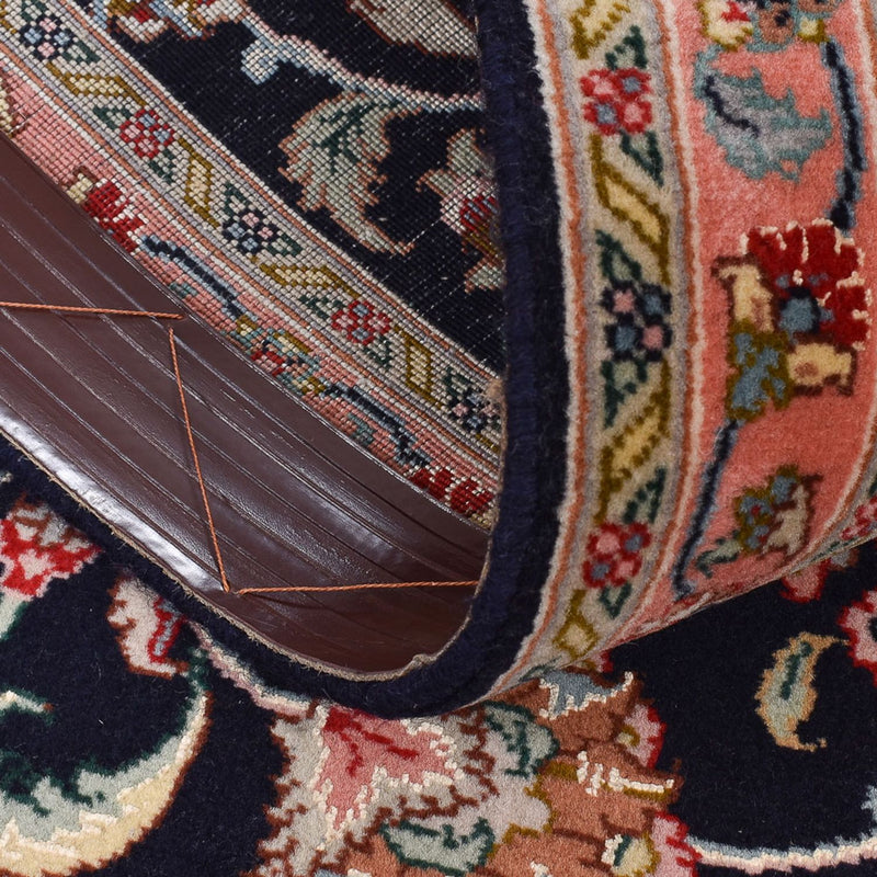 Runner Perser Rug - Tabriz - Premium - 300 x 66 cm - dark blue