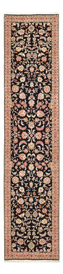 Runner Perser Rug - Tabriz - Premium - 300 x 67 cm - dark blue