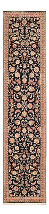 Tabriz - 60 Raj Rug 67x300cm - Persian Rugs - Runner / Dark Blue / 67 x 300 cm Runner