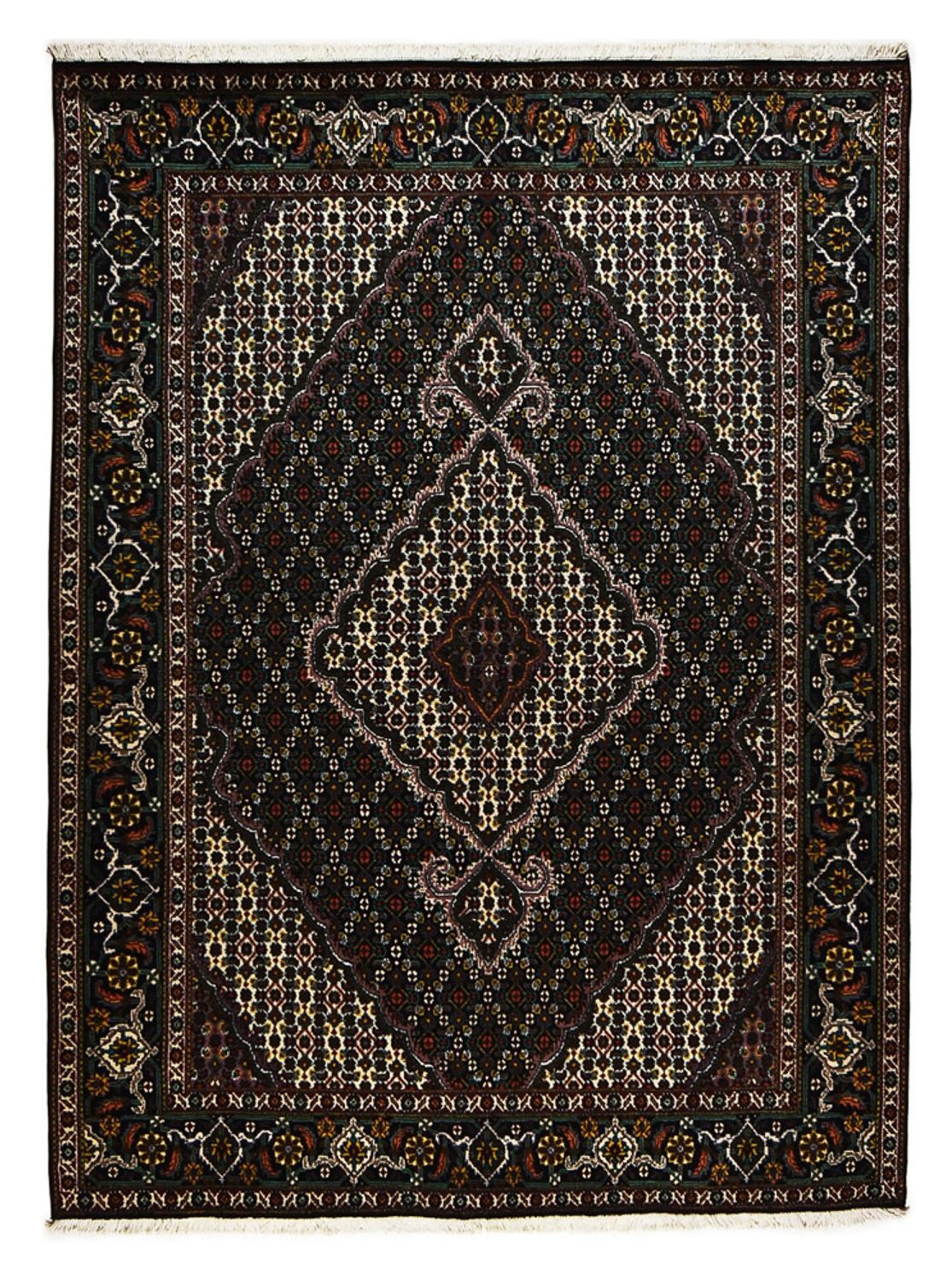 Perser Rug - Tabriz - Royal - 208 x 150 cm - dark brown