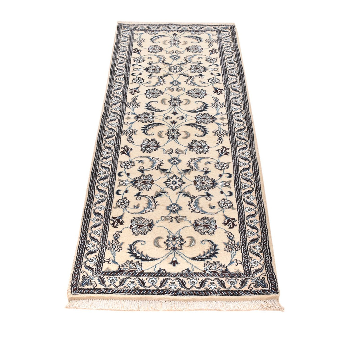 Runner Perser Rug - Nain - Royal - 202 x 63 cm - cream