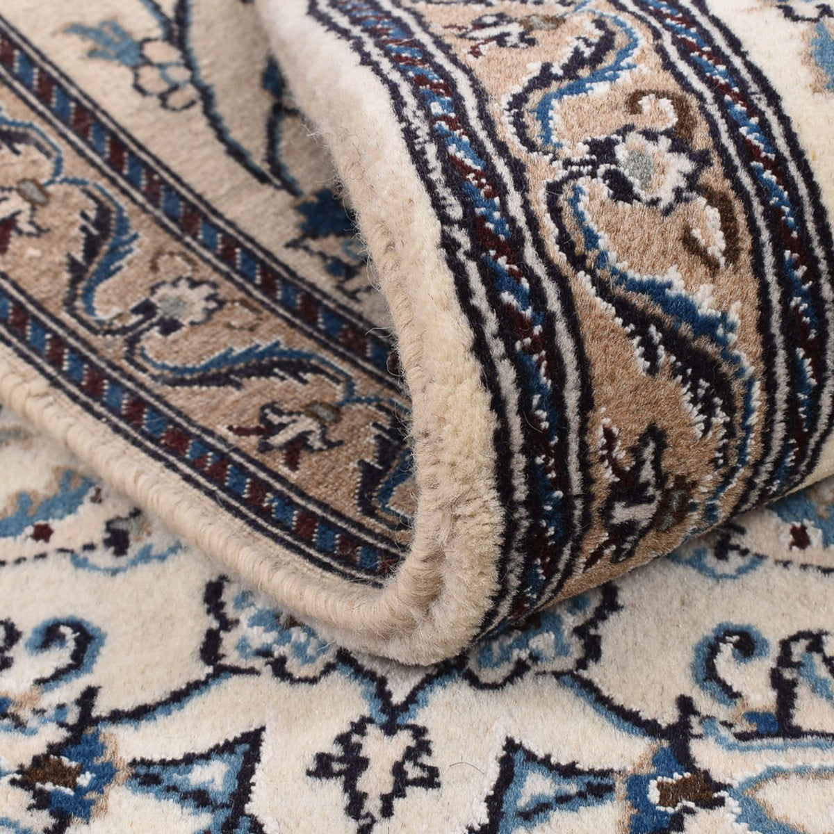 Runner Perser Rug - Nain - Royal - 190 x 60 cm - cream