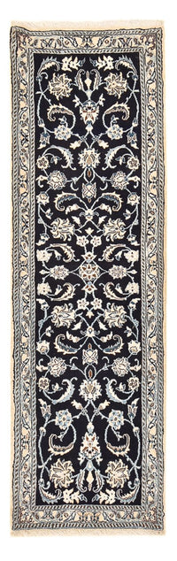 Runner Perser Rug - Nain - Royal - 203 x 62 cm - dark blue