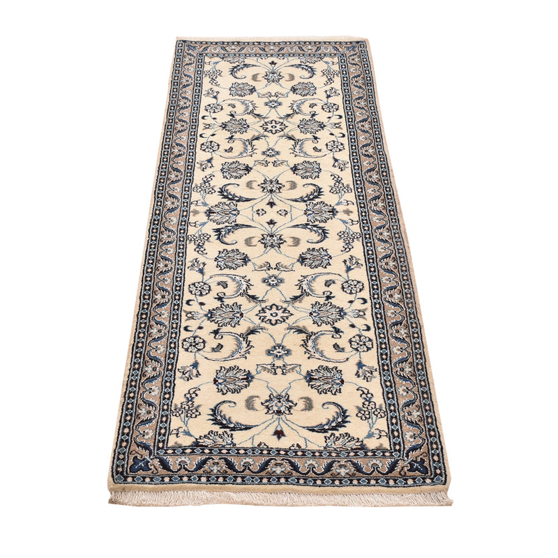 Runner Perser Rug - Nain - Royal - 197 x 64 cm - cream