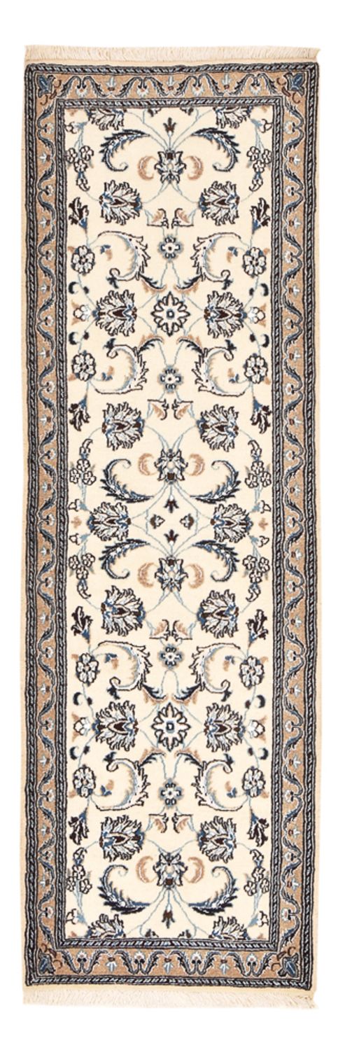 Runner Perser Rug - Nain - Royal - 202 x 63 cm - cream