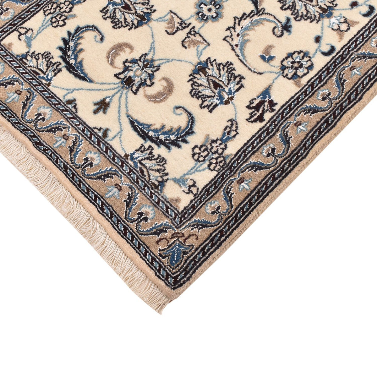 Runner Perser Rug - Nain - Royal - 202 x 63 cm - cream