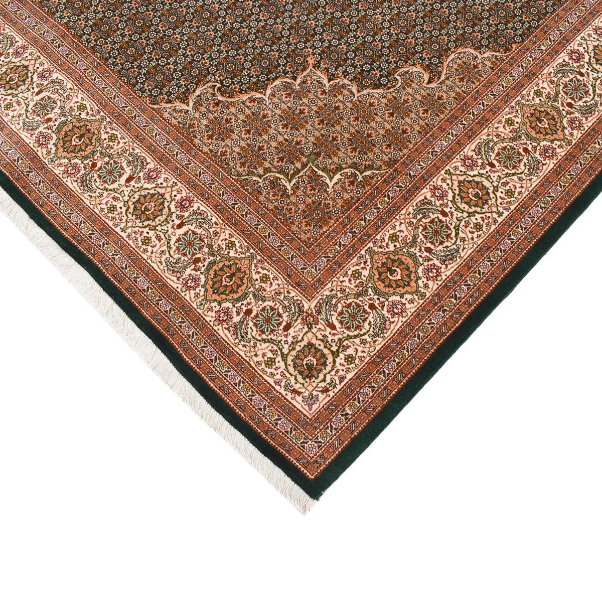 Runner Perser Rug - Tabriz - Royal - 404 x 200 cm - sand