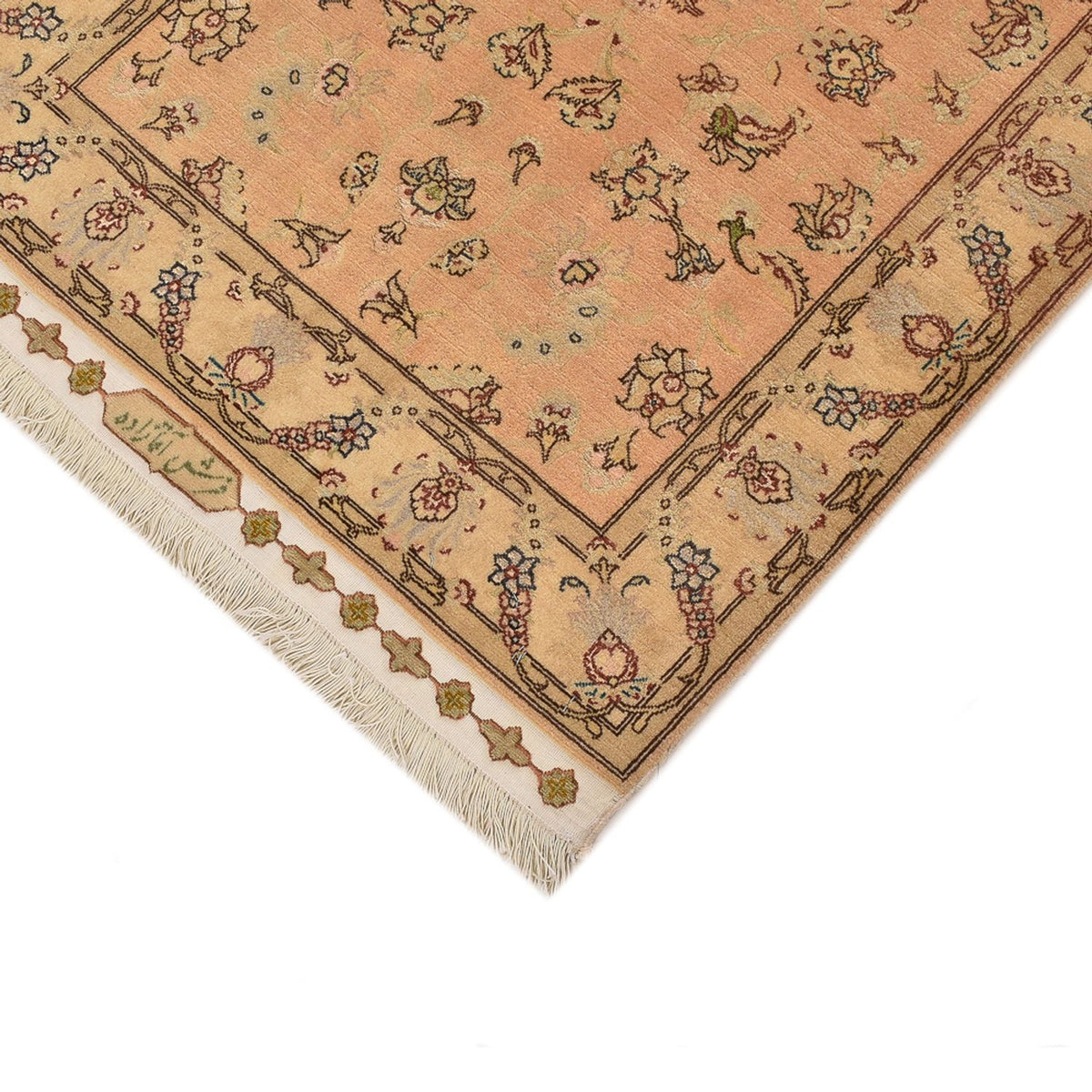 Runner Perser Rug - Tabriz - Royal - 378 x 78 cm - beige