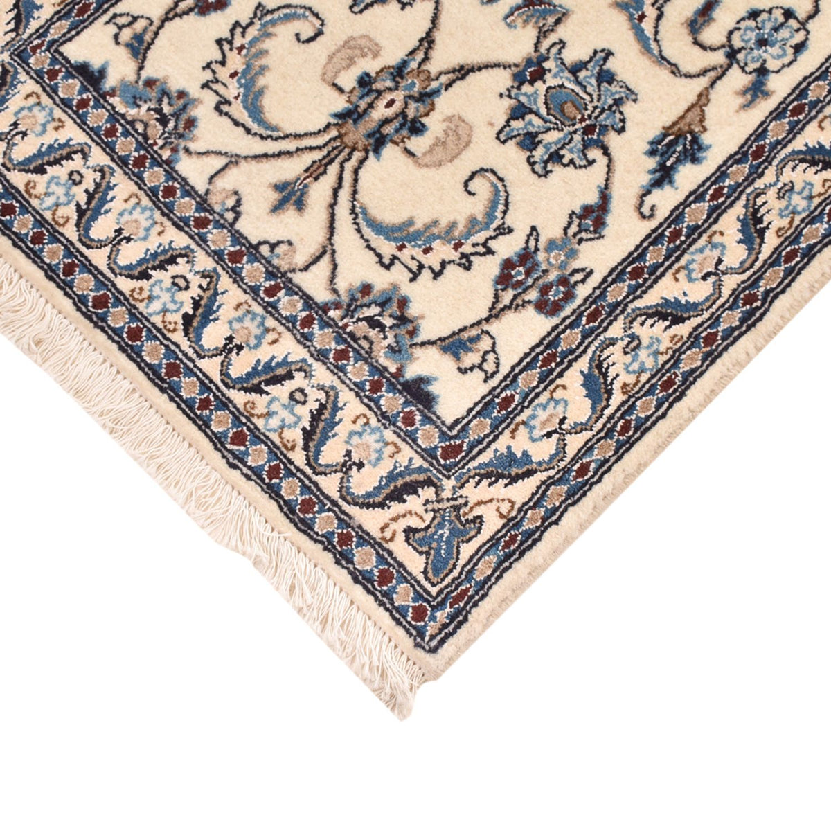 Runner Perser Rug - Nain - Royal - 204 x 58 cm - cream