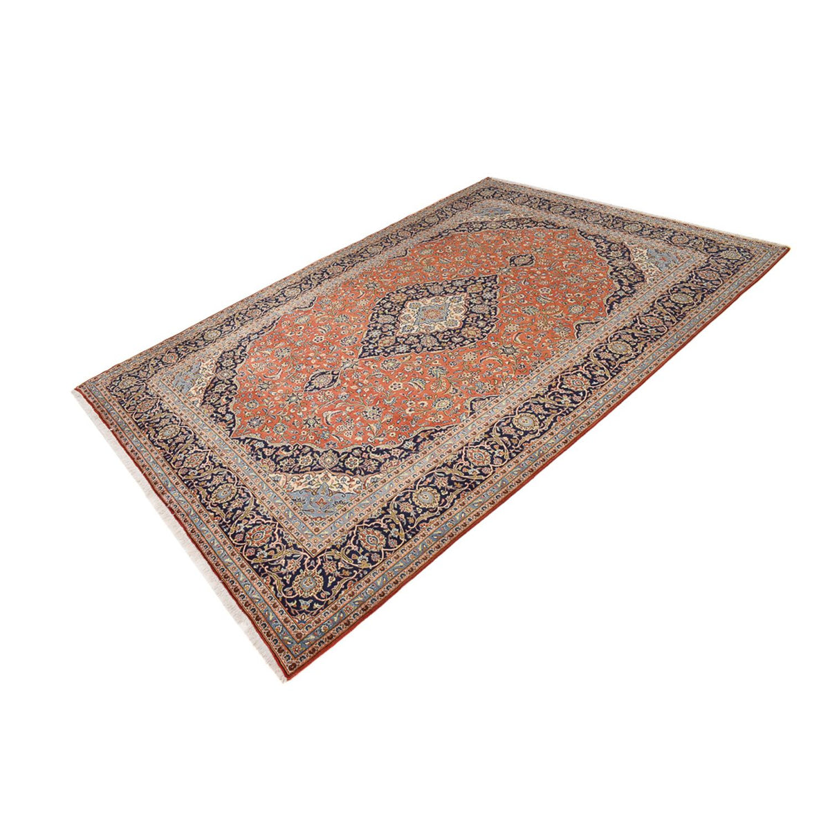 Perser Rug - Keshan - Royal - 414 x 286 cm - orange