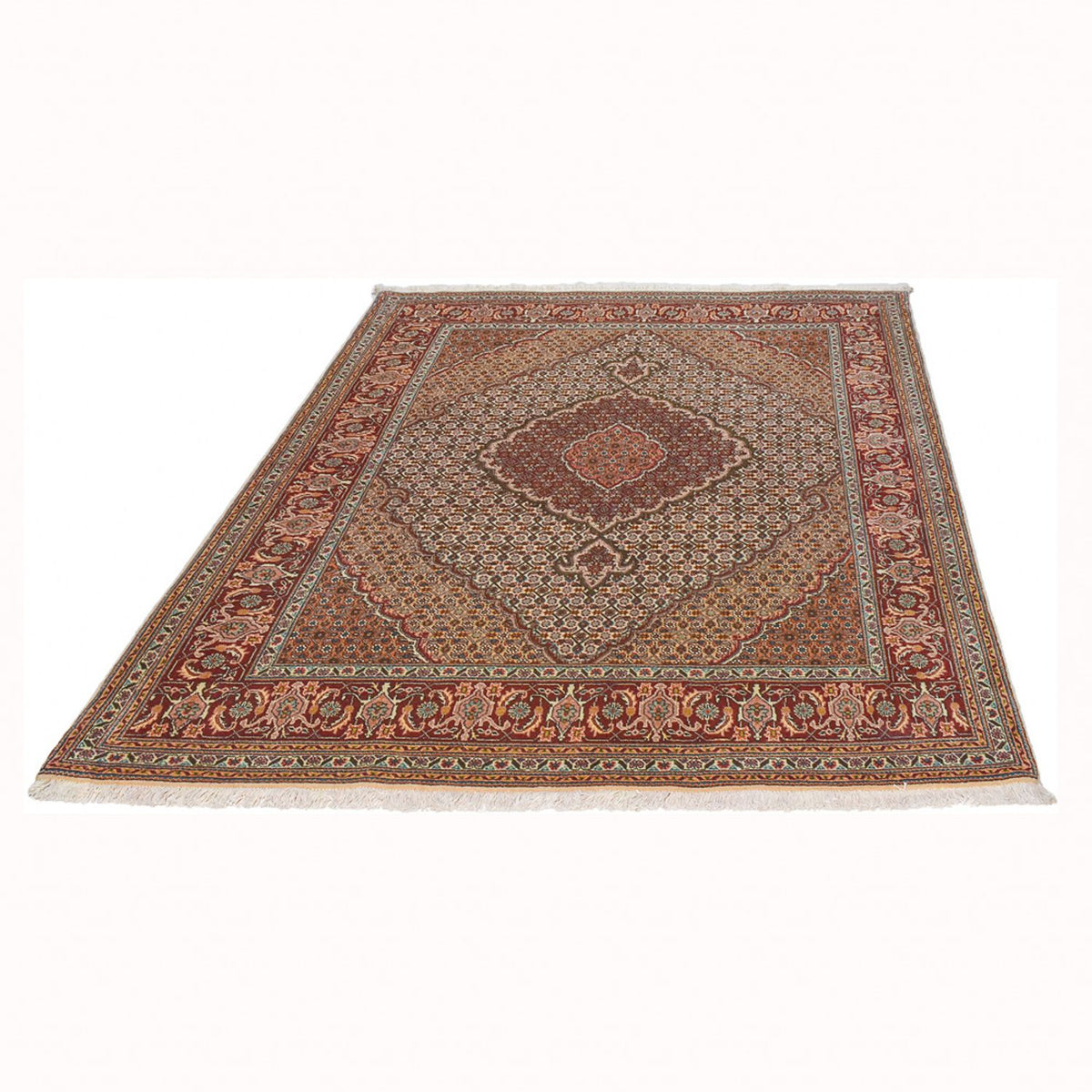 Perser Rug - Tabriz - Royal - 198 x 156 cm - dark brown