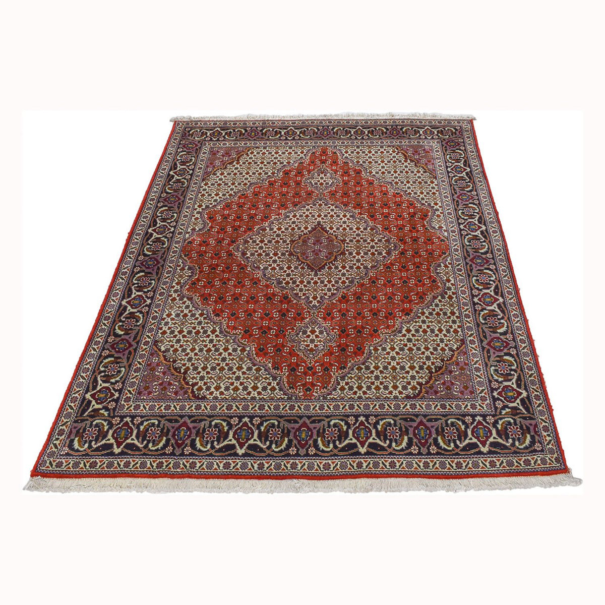Perser Rug - Tabriz - Royal - 201 x 151 cm - red