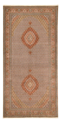 Runner Perser Rug - Tabriz - Royal - 403 x 200 cm - light brown
