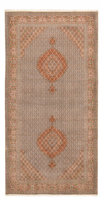 Runner Perser Rug - Tabriz - Royal - 408 x 201 cm - light brown