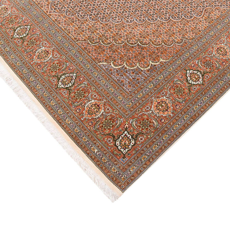 Runner Perser Rug - Tabriz - Royal - 407 x 201 cm - light brown