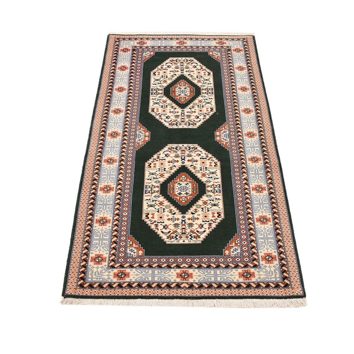 Runner Perser Rug - Tabriz - Royal - 182 x 77 cm - dark blue