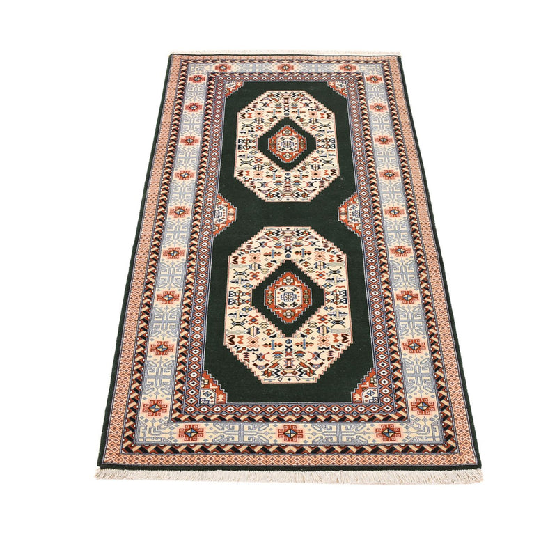 Runner Perser Rug - Tabriz - Royal - 182 x 77 cm - dark blue