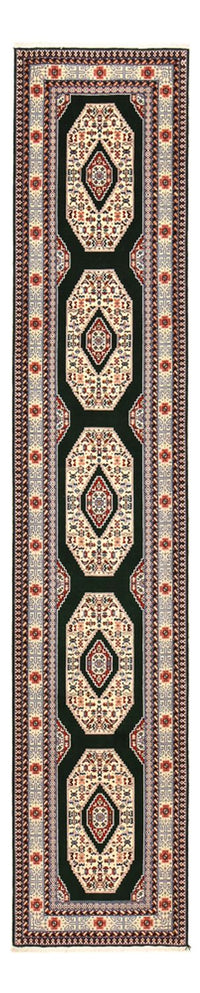 Runner Perser Rug - Tabriz - Premium - 370 x 75 cm - dark blue