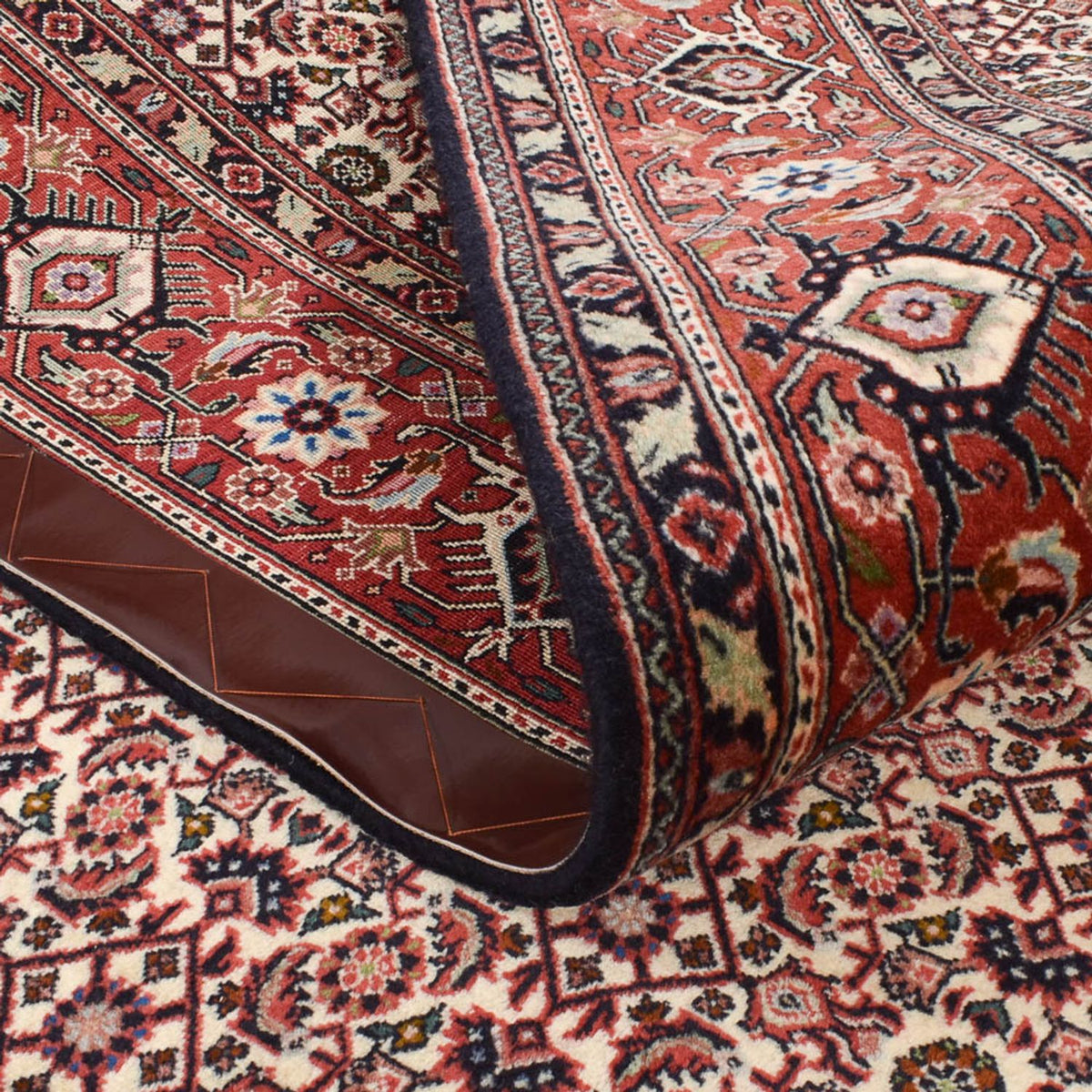 Runner Perser Rug - Bidjar - 402 x 153 cm - rust