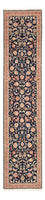 Runner Perser Rug - Tabriz - Premium - 293 x 65 cm - dark blue