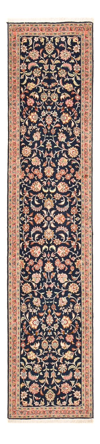 Runner Perser Rug - Tabriz - Premium - 293 x 65 cm - dark blue