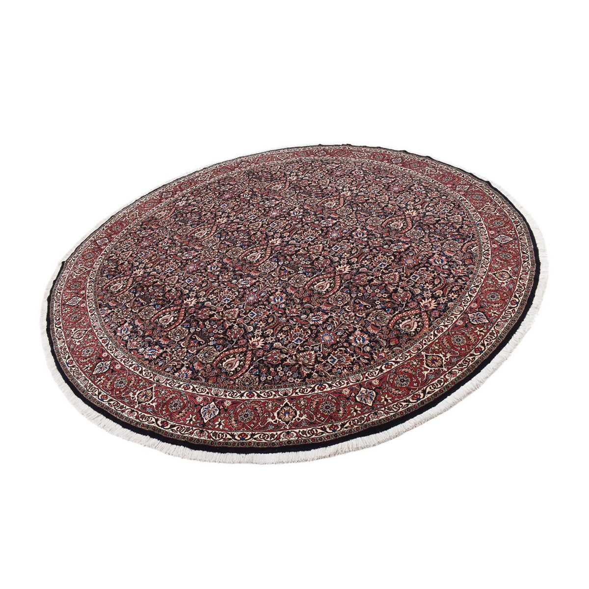 Perser Rug - Bidjar round  - 300 x 300 cm - dark red