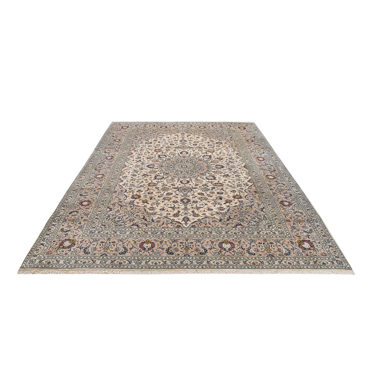 Perser Rug - Keshan - Royal - 342 x 247 cm - sand