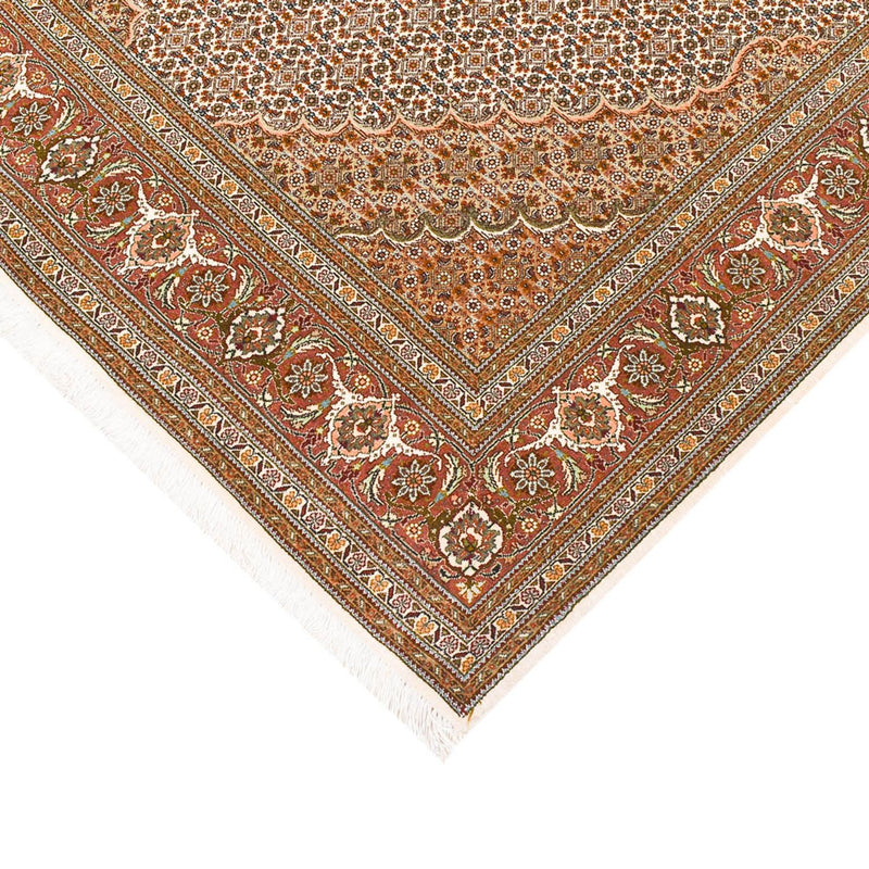 Runner Perser Rug - Tabriz - Royal - 404 x 150 cm - light brown