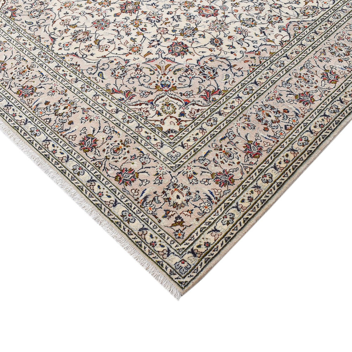 Perser Rug - Keshan - Royal - 347 x 253 cm - grey