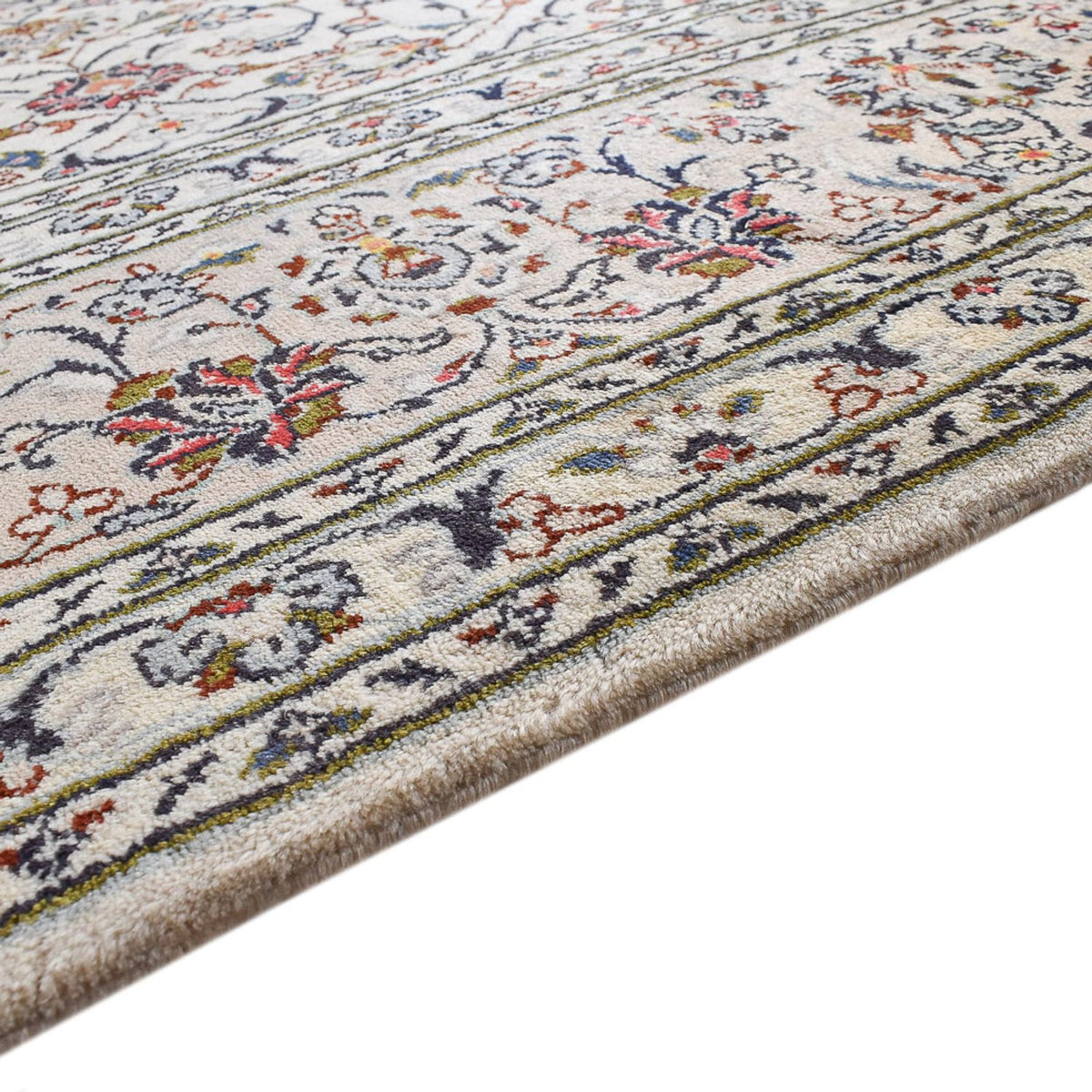 Perser Rug - Keshan - Royal - 347 x 253 cm - grey