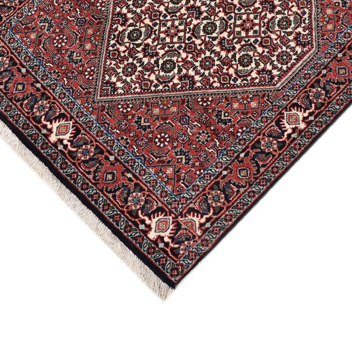 Runner Perser Rug - Bidjar - 389 x 74 cm - brown