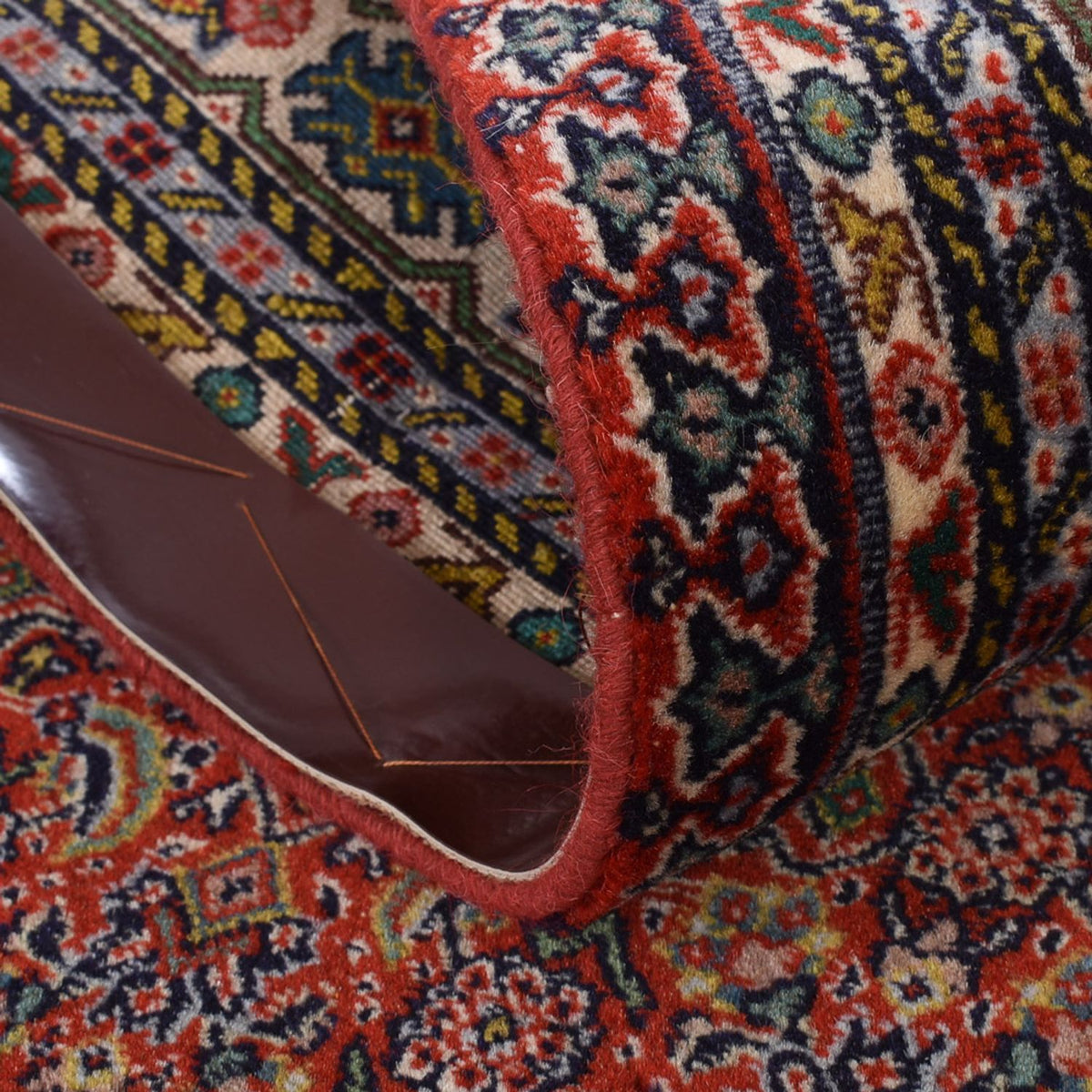 Runner Perser Rug - Tabriz - 380 x 70 cm - rust