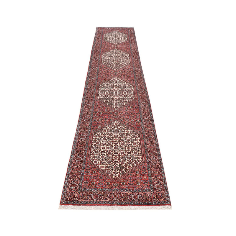 Runner Perser Rug - Bidjar - 400 x 74 cm - brown