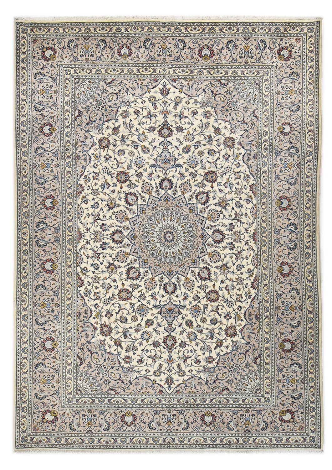 Perser Rug - Keshan - Royal - 347 x 250 cm - grey