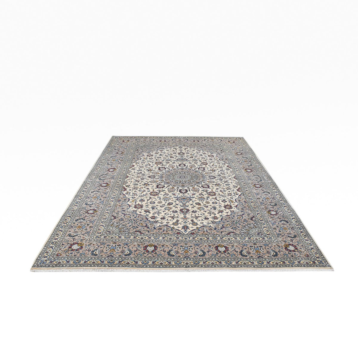 Perser Rug - Keshan - Royal - 352 x 250 cm - grey