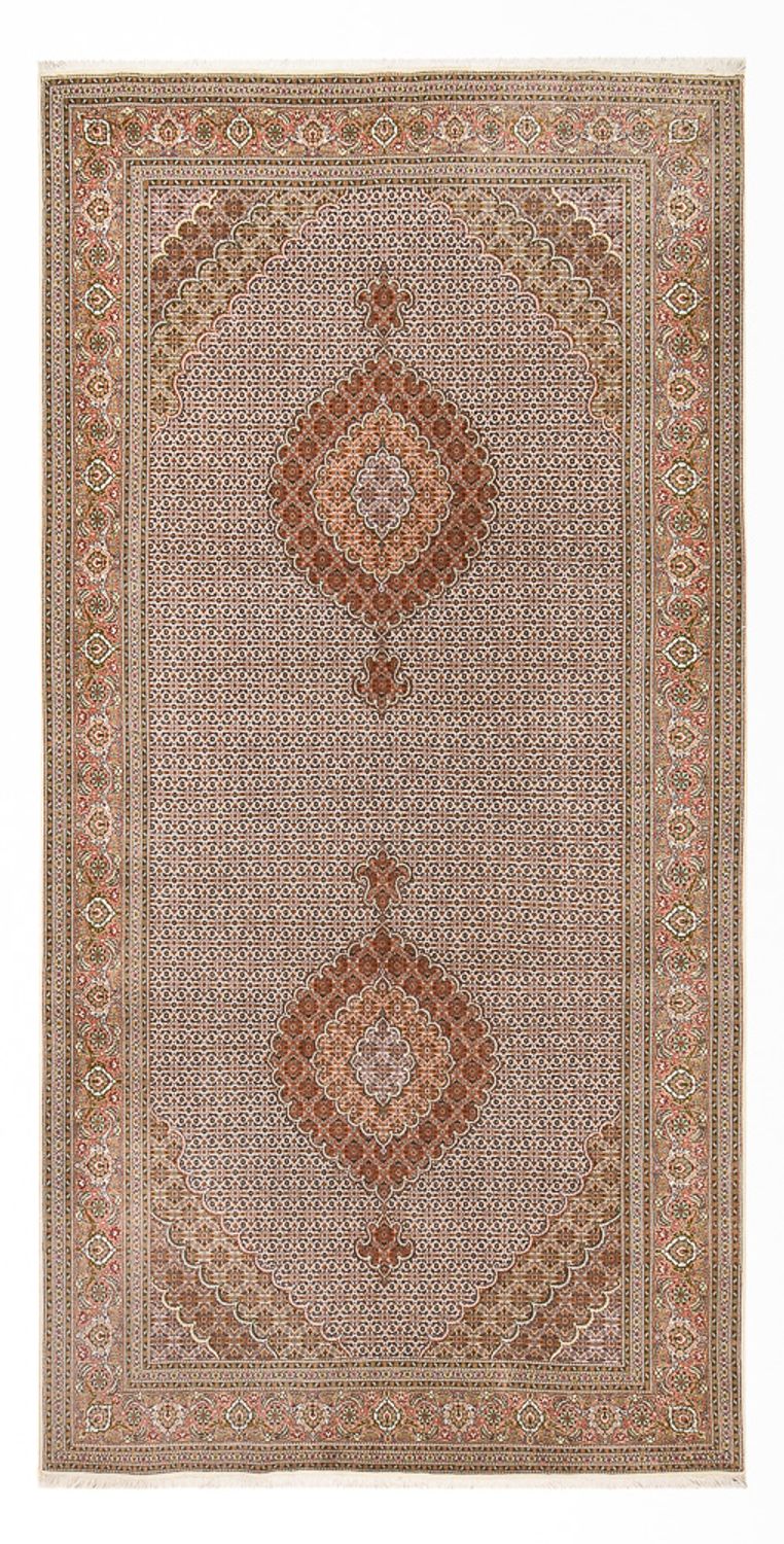 Runner Perser Rug - Tabriz - Royal - 397 x 197 cm - rust