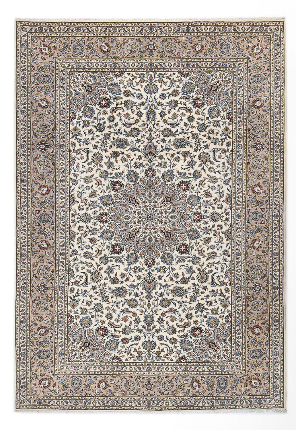 Perser Rug - Keshan - Royal - 360 x 250 cm - grey