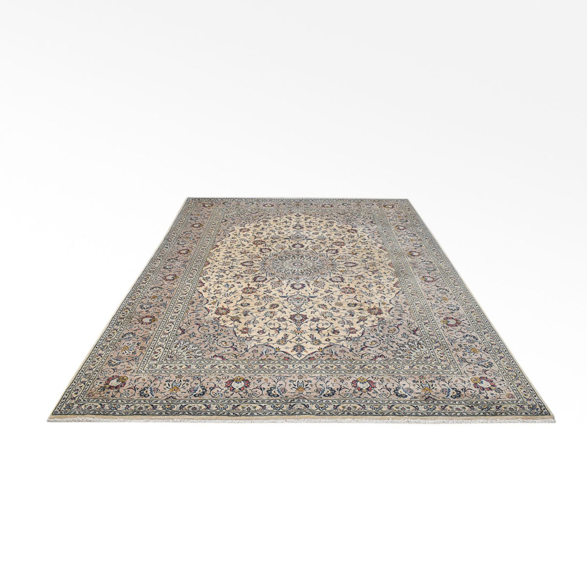 Perser Rug - Keshan - Royal - 348 x 242 cm - sand