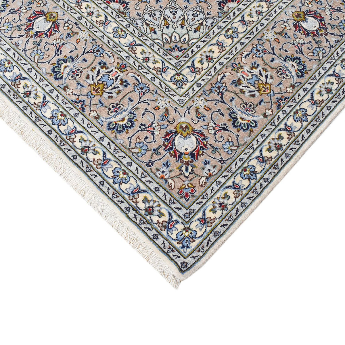 Perser Rug - Keshan - Royal - 349 x 250 cm - grey