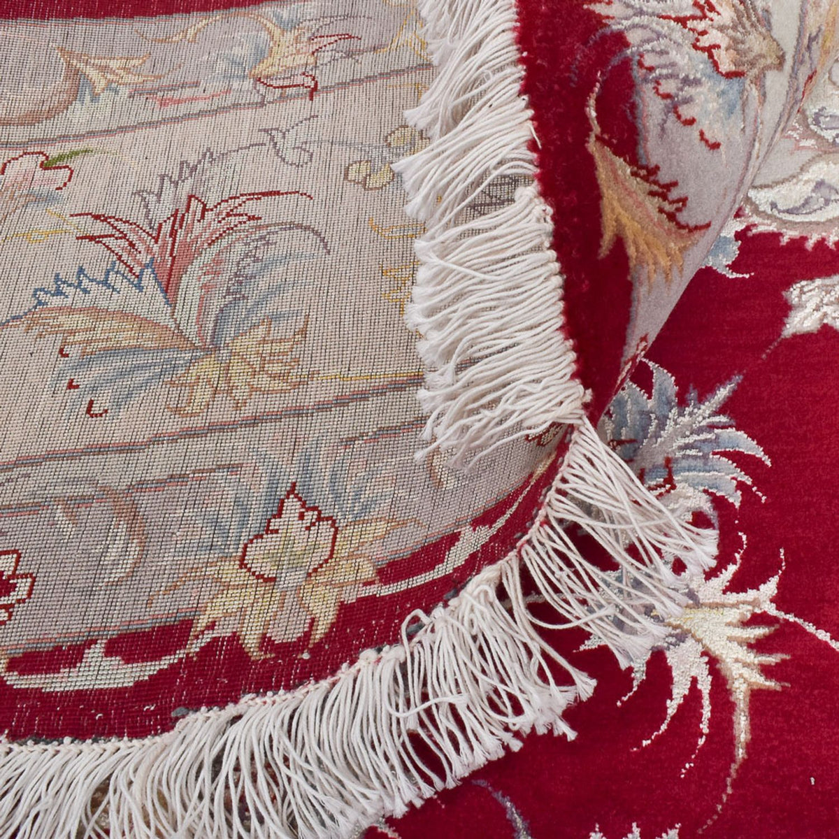 Perser Rug - Tabriz - Premium round  - 250 x 250 cm - red