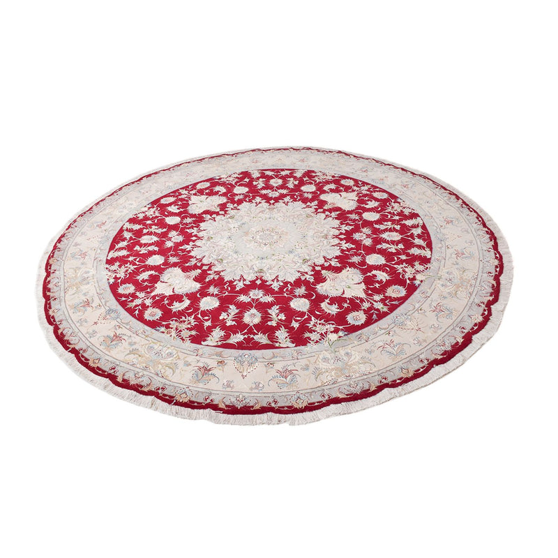 Perser Rug - Tabriz - Premium round  - 250 x 250 cm - red