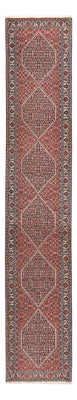 Runner Perser Rug - Bidjar - 402 x 76 cm - brown